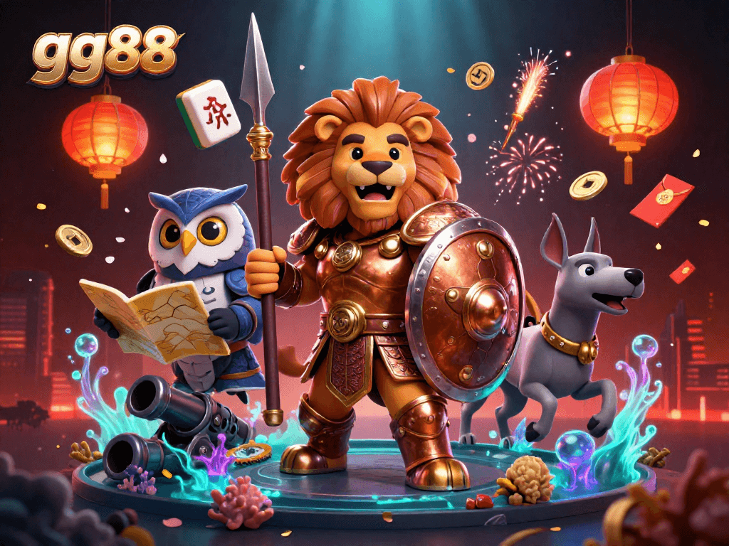 Engage in immersive battles at gg88 with vivid underwater characters and vibrant casino elements.