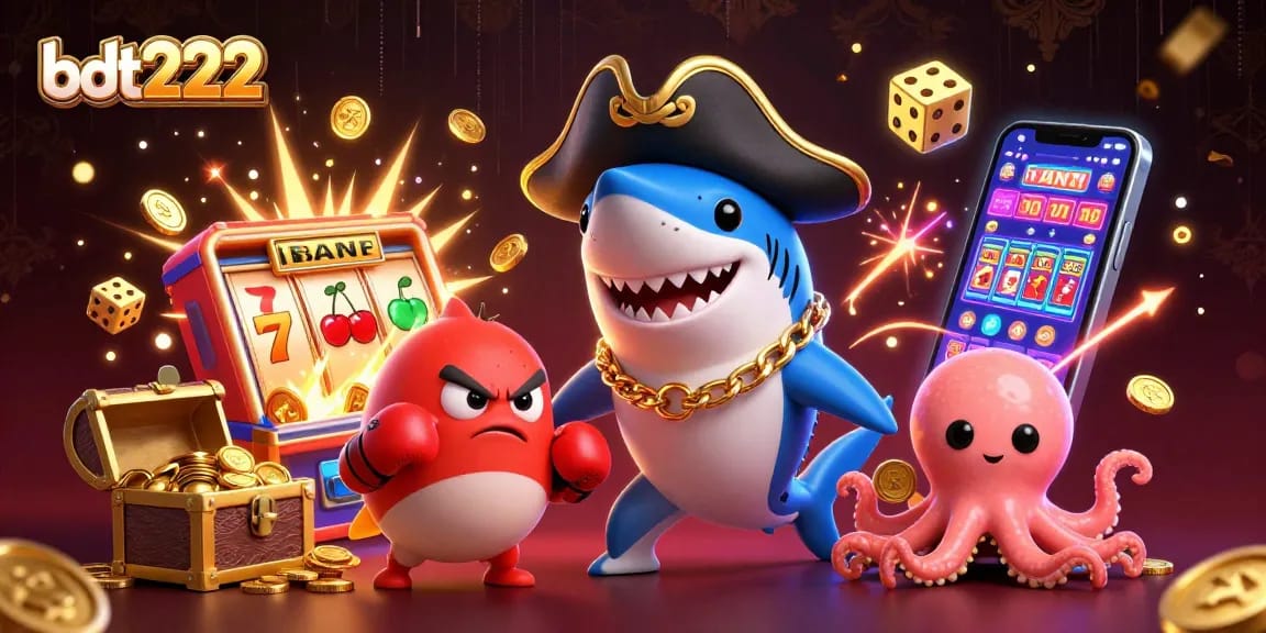 Spin to win big on bdt222's dynamic slots and casino games featuring lively characters!