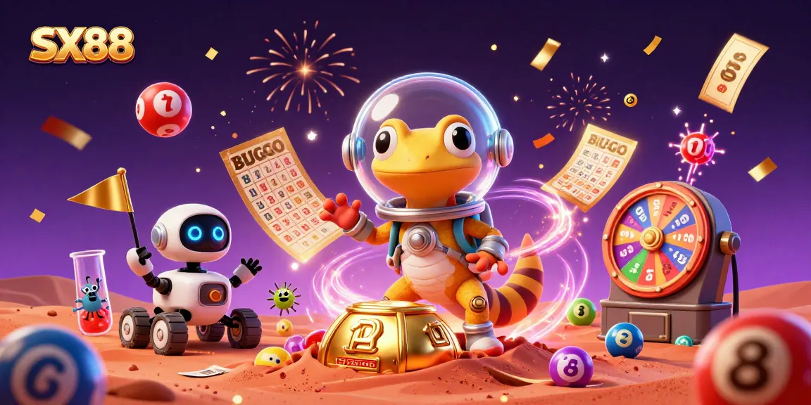 Experience the thrill of winning at SX88 with a Martian gecko discovering a hidden casino!