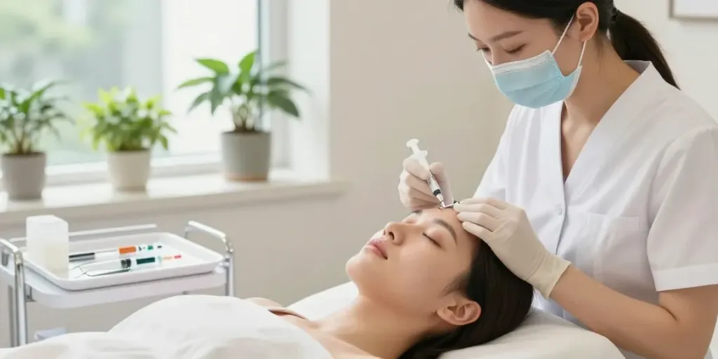 Augenringe entfernen mit professioneller Behandlung in einem schönen Kosmetikstudio