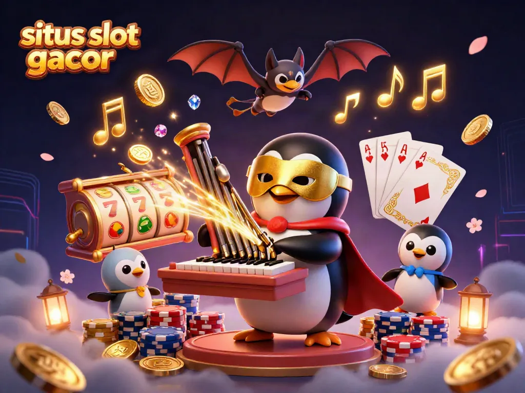 Gali kemenangan di situs slot gacor dengan penguin opera dan slot mesin yang mengeluarkan koin emas