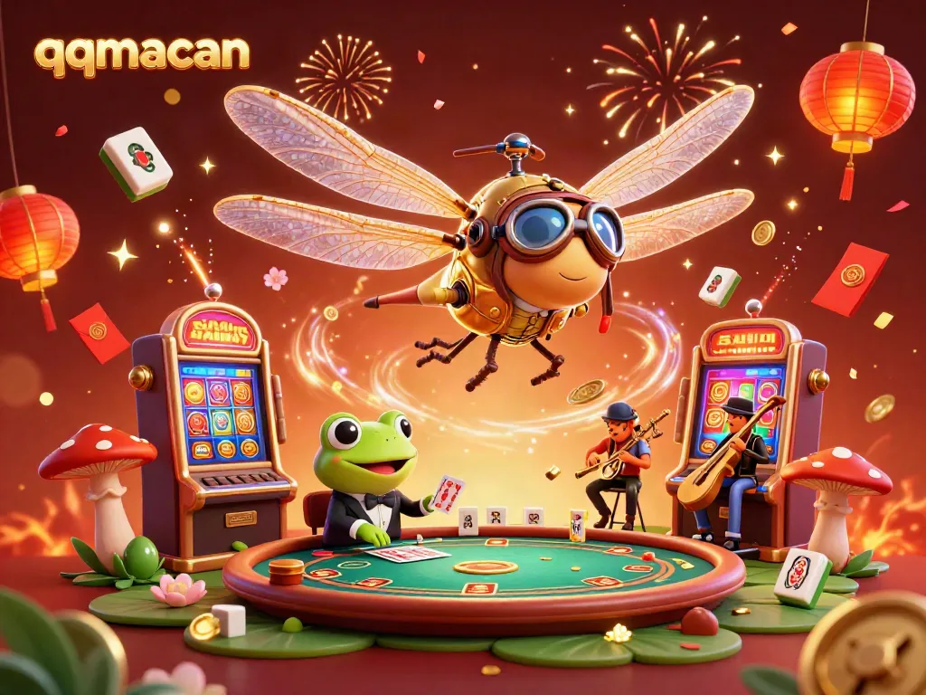Experience thrilling games at qqmacan, where vibrant slot machines and playful charm come to life.