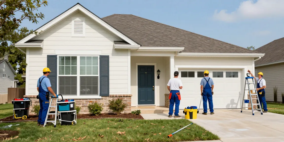 Spray Tex Painting team, trusted local service providers, professionally enhancing homes in Texas.