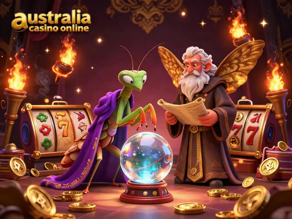 Engage with top real money slot experiences at australia casino online amidst vibrant, magical visuals.
