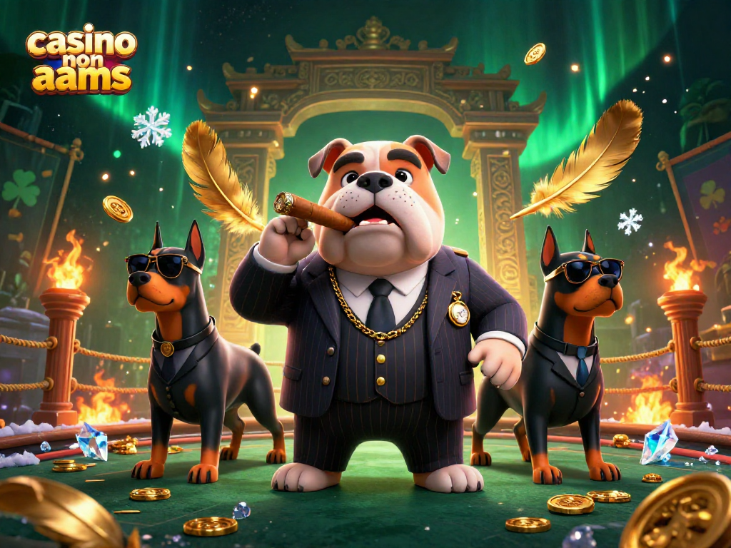 Gioca ai giochi del casino non AAMS con il bulldog boss mafioso e i Doberman in un'arena dinamica.