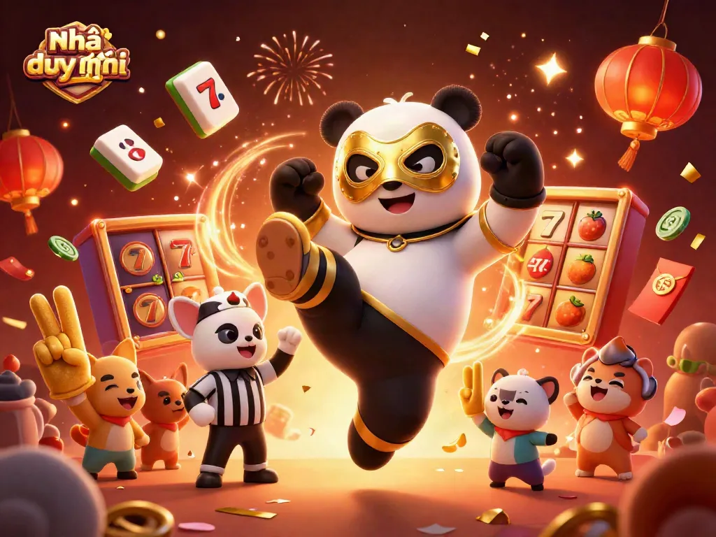 Engage in thrilling gaming adventures with Nhà cái uy tín's vibrant 3D casino scene full of excitement.