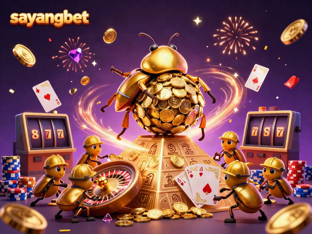 Experience the thrill of sayangbet casino games with golden beetles and dynamic casino elements