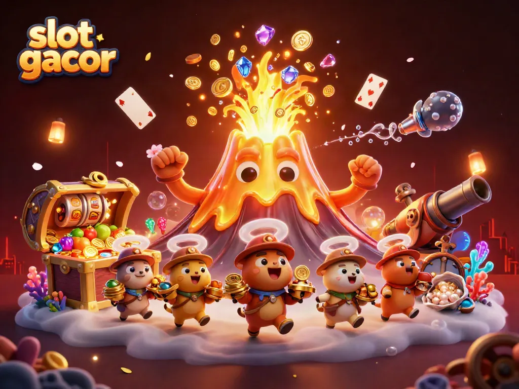 Experience wins with slot gacor through a vibrant eruption of gold, gems, and dynamic gameplay elements.